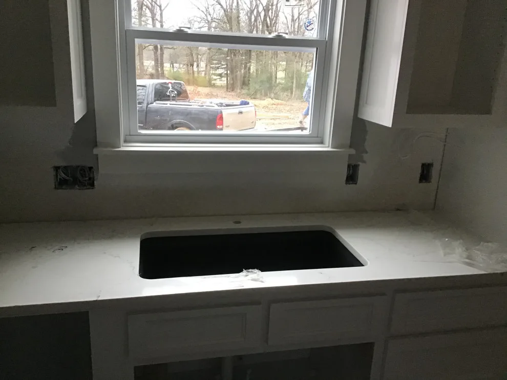 Quartz White Kitchen by Granite Makeover - Photo 2