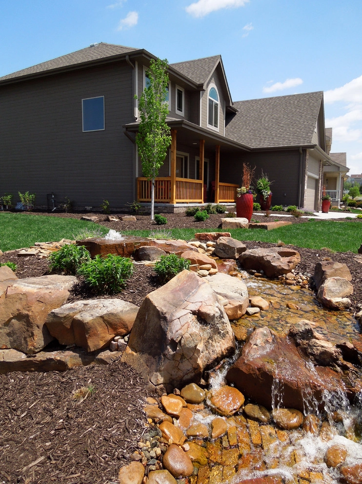 Front Yard Water Feature by Lanoha Nurseries - Photo 2