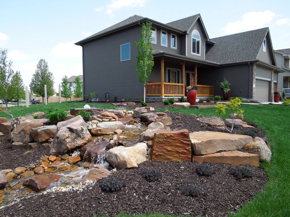 Front Yard Water Feature by Lanoha Nurseries - Photo 8