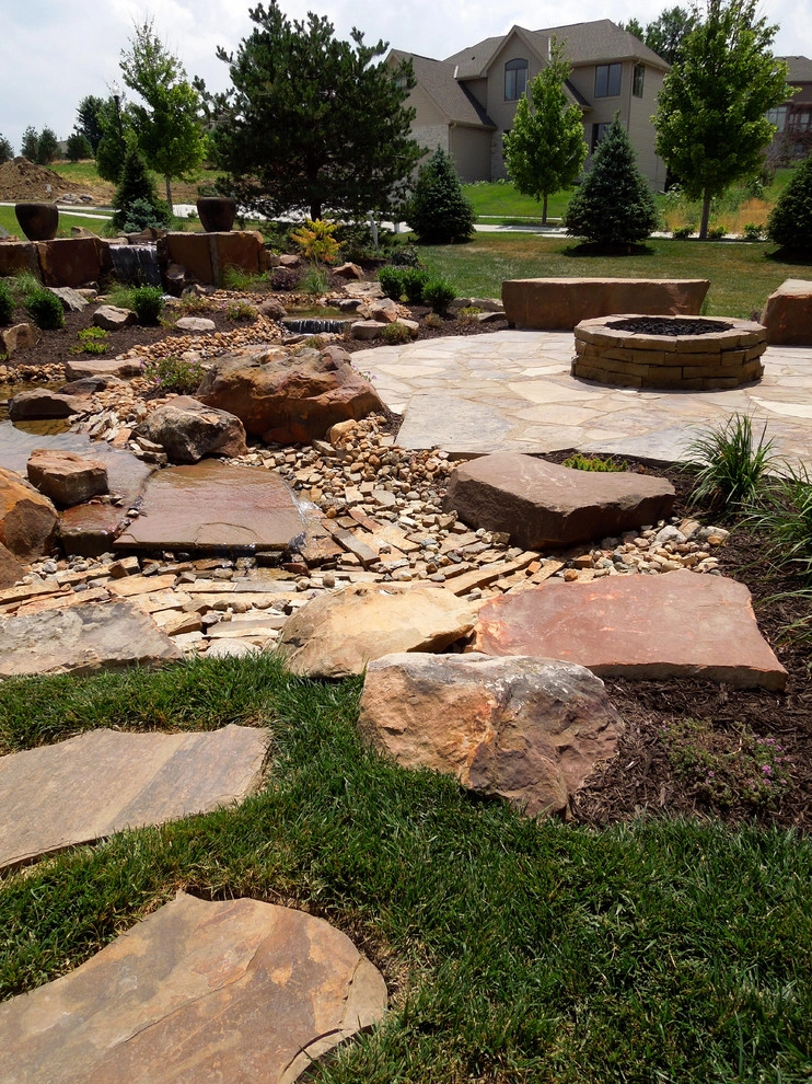 Gathering Place with Firescape and Waterscape by Lanoha Nurseries - Photo 3