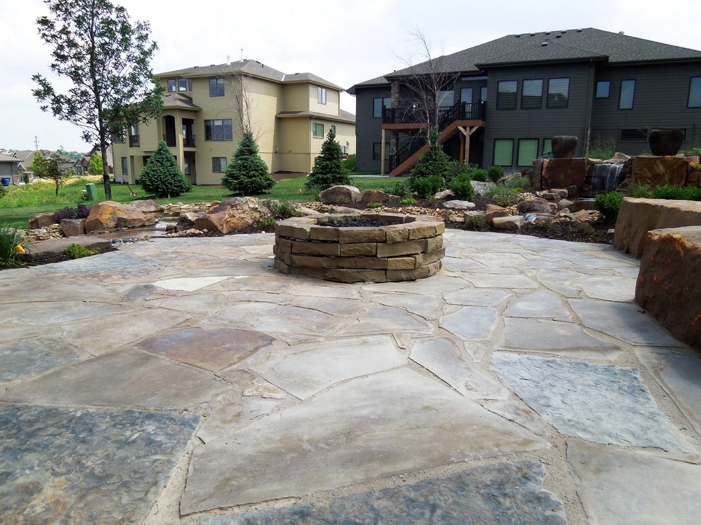 Gathering Place with Firescape and Waterscape by Lanoha Nurseries - Photo 11