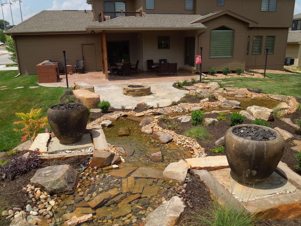 Gathering Place with Firescape and Waterscape by Lanoha Nurseries - Photo 7