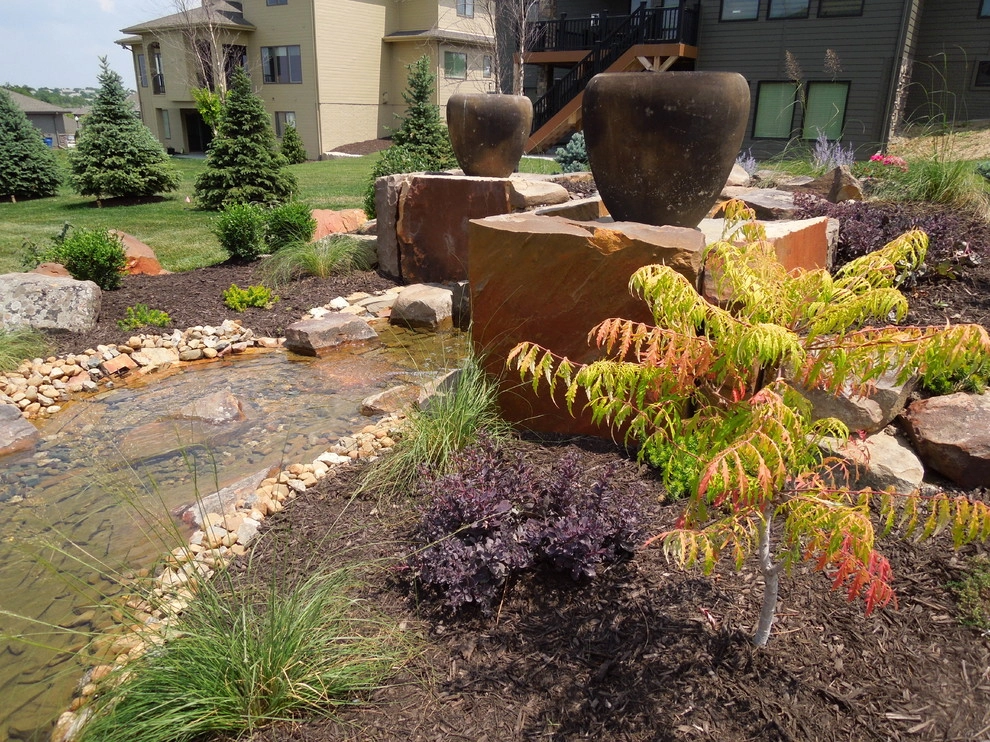 Gathering Place with Firescape and Waterscape by Lanoha Nurseries - Photo 2