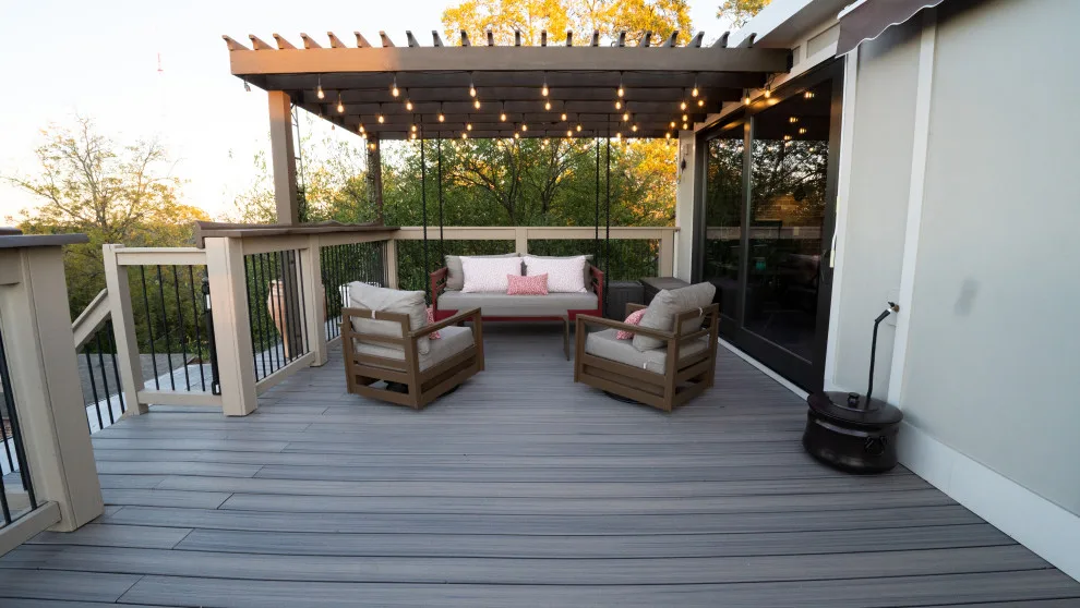 Rooftop Workspace, Shower, Sauna, and Patio Expansion by Happy Home Contractors - Photo 11