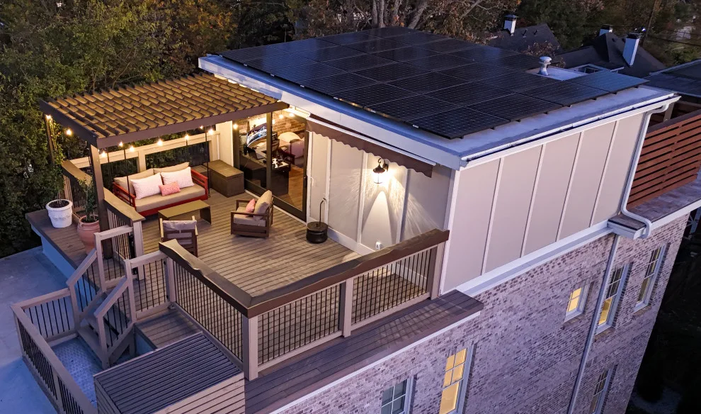 Rooftop Workspace, Shower, Sauna, and Patio Expansion by Happy Home Contractors - Photo 8