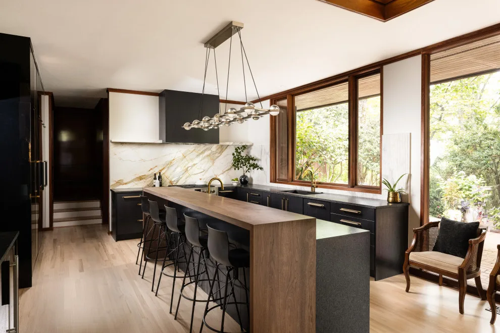 Roper Mountain Retro Modern Kitchen by Tekton Builds - Photo 5