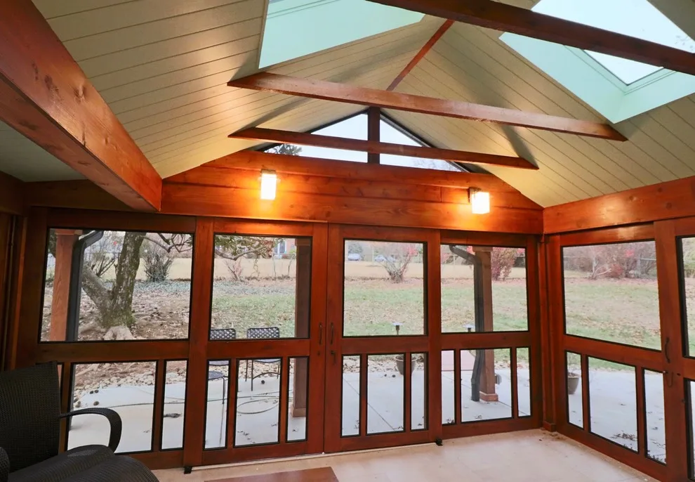 Country Style Screened Porch by Vincent Abell Contracting - Photo 2