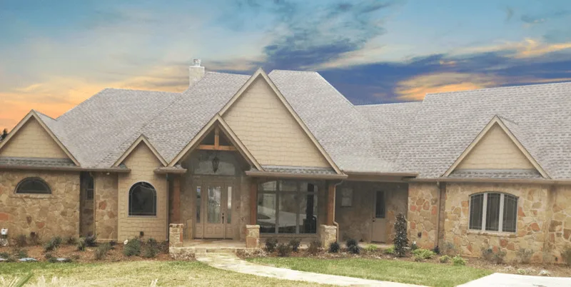 Rustic Shingle Siding and Stone Lake Getaway by Cherokee Custom Homes - Photo 2