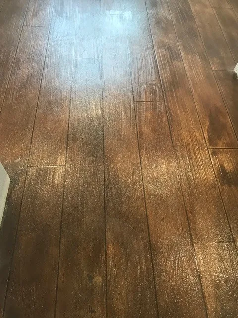 Concrete with a Rustic Wood Floor Appearance by Radlund Construction LLC - Photo 3