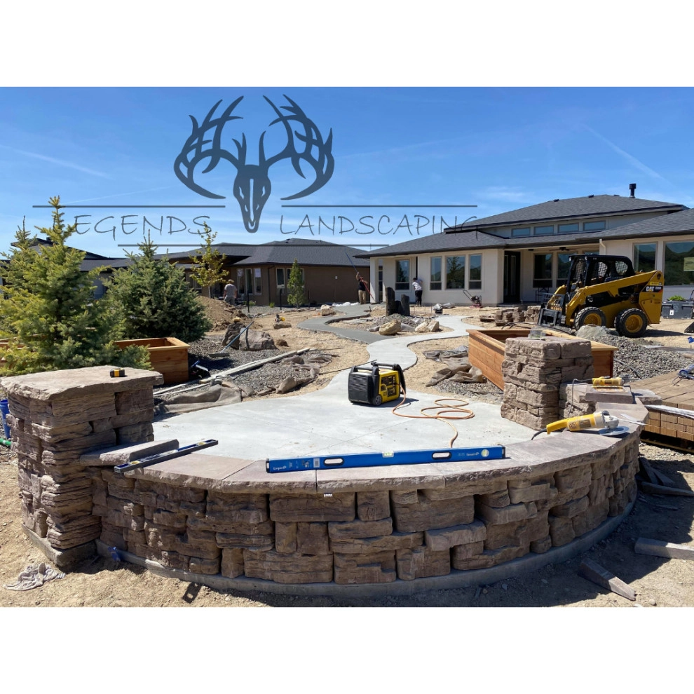 TV. Project by Legends Landscaping Inc. -Boise, ID - Photo 6