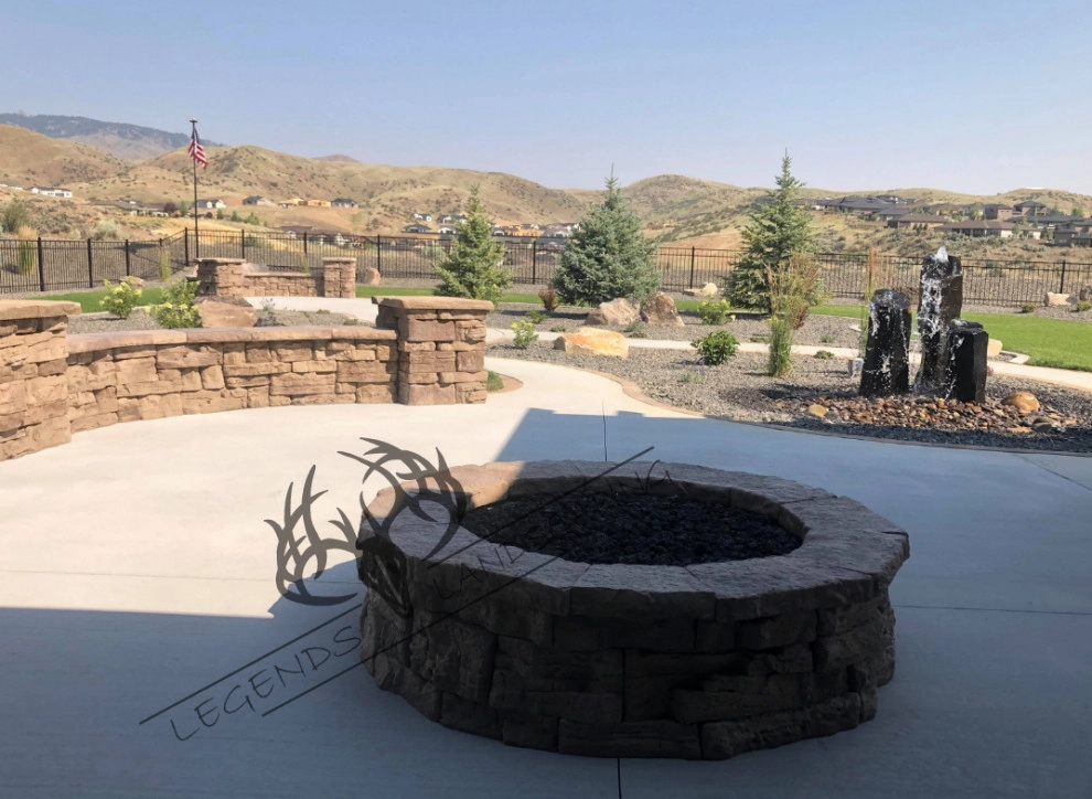 TV. Project by Legends Landscaping Inc. -Boise, ID - Photo 9