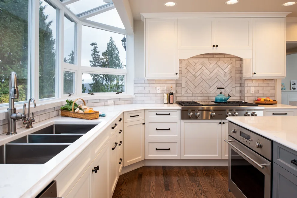 Sammamish Classic Kitchen with White Cabinets by McAdams Remodeling & Design - Photo 10