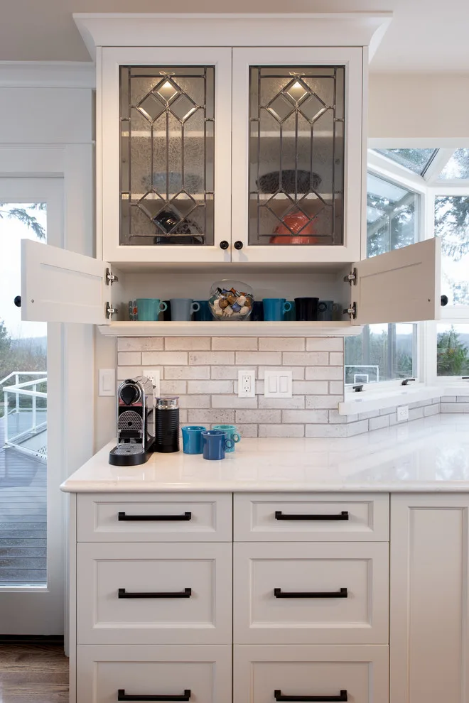 Sammamish Classic Kitchen with White Cabinets by McAdams Remodeling & Design - Photo 8