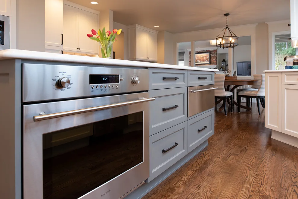 Sammamish Classic Kitchen with White Cabinets by McAdams Remodeling & Design - Photo 13