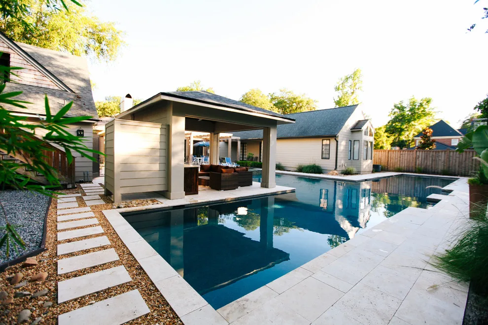 San Marco Swimming Pool and Cabana by Sandifer Design Build - Photo 14