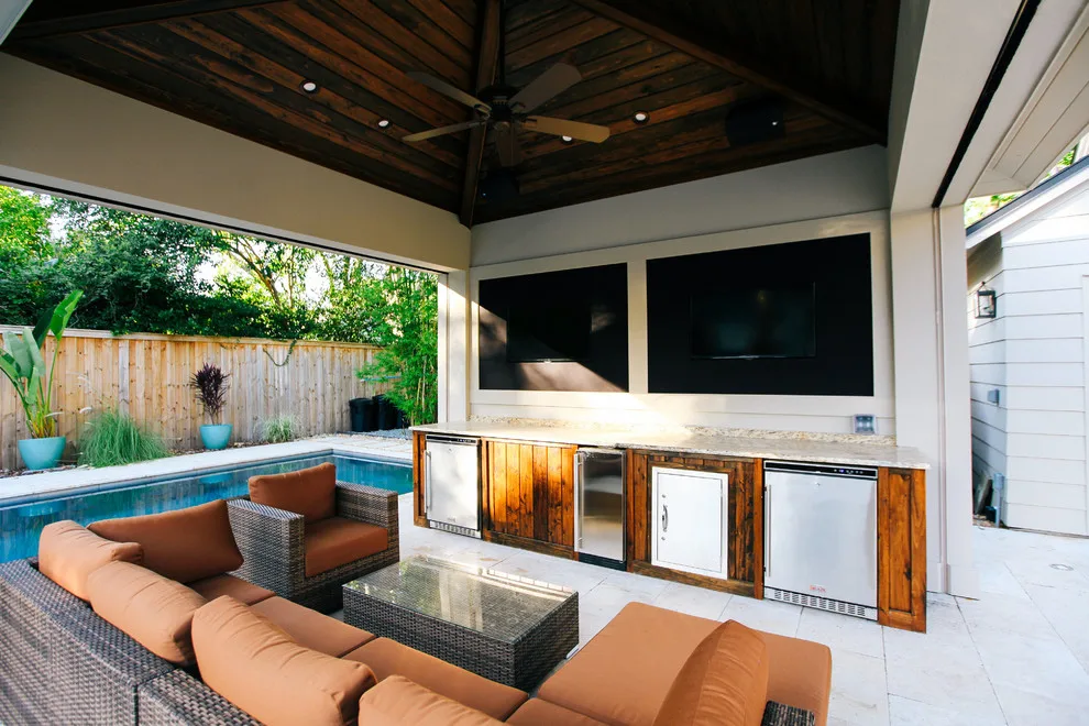 San Marco Swimming Pool and Cabana by Sandifer Design Build - Photo 27
