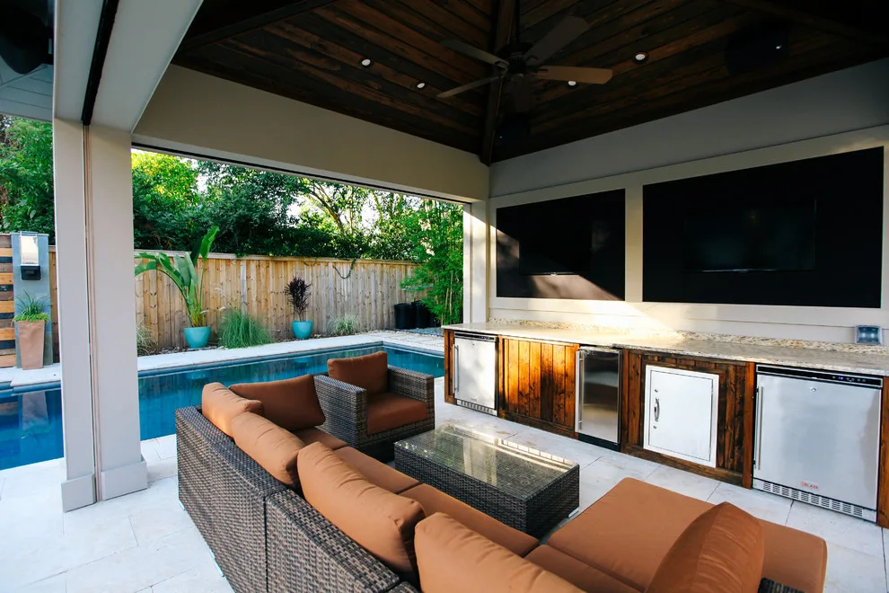 San Marco Swimming Pool and Cabana by Sandifer Design Build - Photo 22