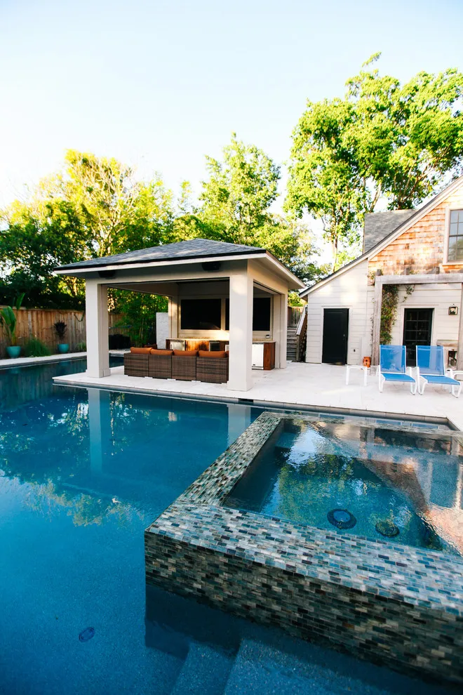 San Marco Swimming Pool and Cabana by Sandifer Design Build - Photo 34