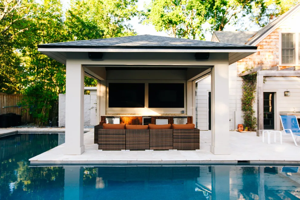 San Marco Swimming Pool and Cabana by Sandifer Design Build - Photo 19