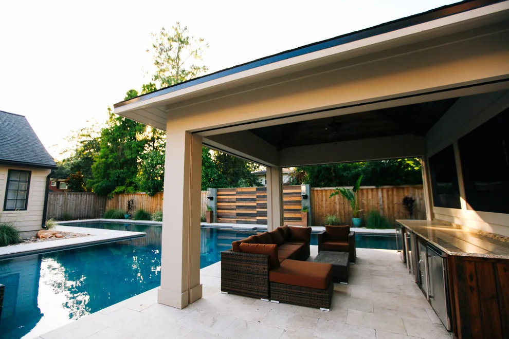 San Marco Swimming Pool and Cabana by Sandifer Design Build - Photo 11