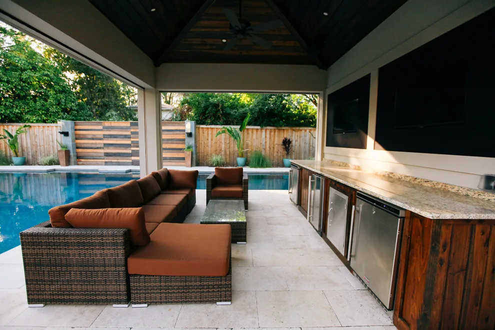 San Marco Swimming Pool and Cabana by Sandifer Design Build - Photo 30