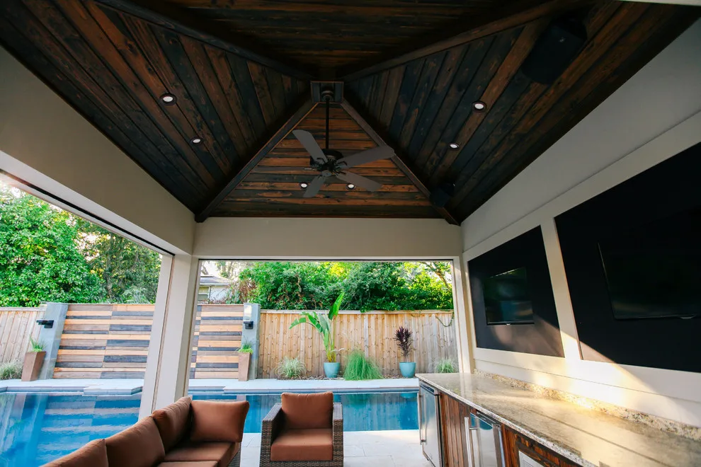 San Marco Swimming Pool and Cabana by Sandifer Design Build - Photo 36