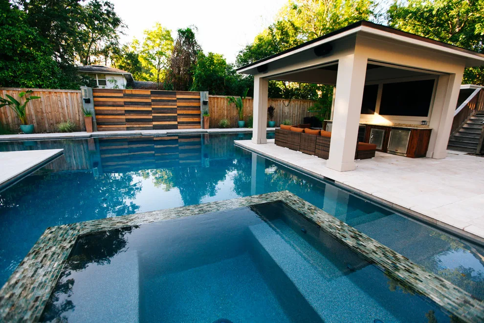 San Marco Swimming Pool and Cabana by Sandifer Design Build - Photo 15