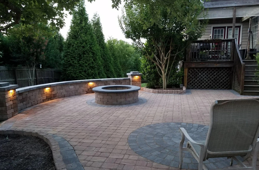 Custom Fire Pit by LG Scott Landscaping & Tree Service - Photo 2