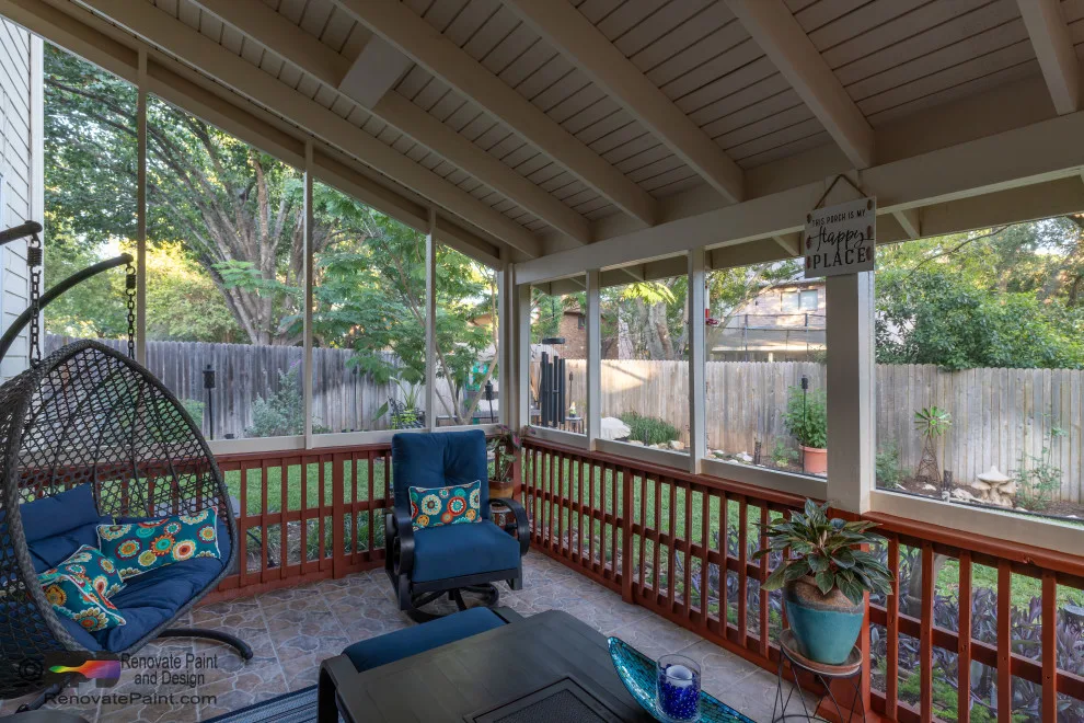 Screened Patio creates a serene outdoor space by Renovate Paint And Design - Photo 8