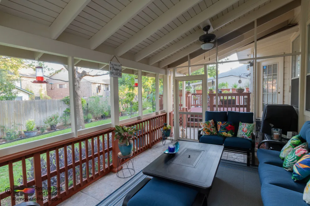 Screened Patio creates a serene outdoor space by Renovate Paint And Design - Photo 7