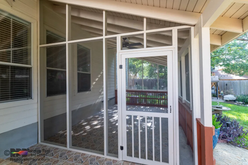 Screened Patio creates a serene outdoor space by Renovate Paint And Design - Photo 3