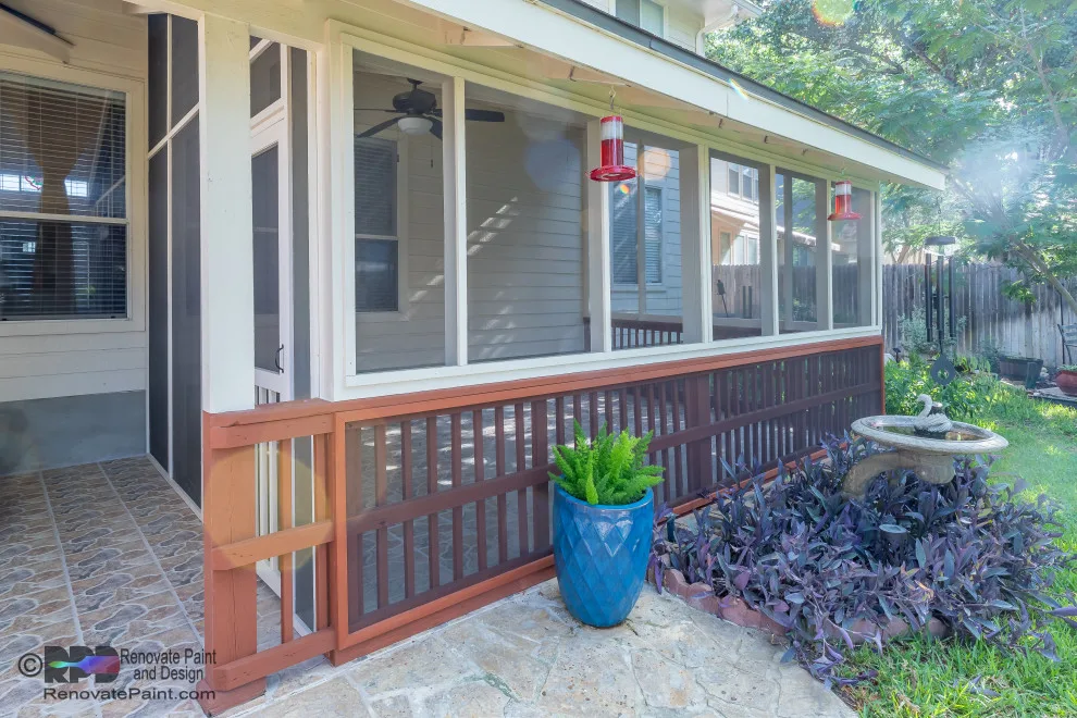 Screened Patio creates a serene outdoor space by Renovate Paint And Design - Photo 6
