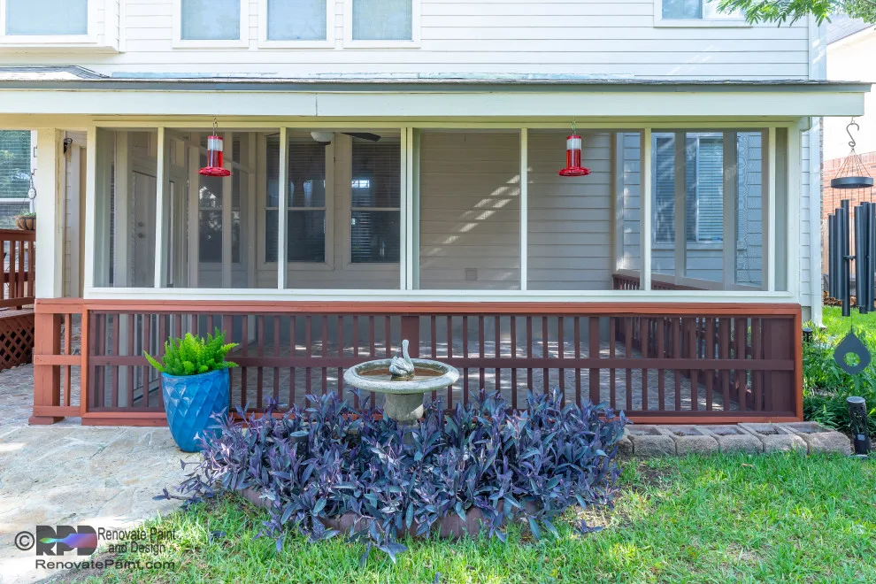 Screened Patio creates a serene outdoor space by Renovate Paint And Design - Photo 2