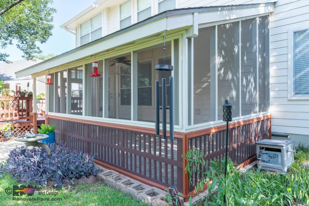 Screened Patio creates a serene outdoor space by Renovate Paint And Design - Photo 4