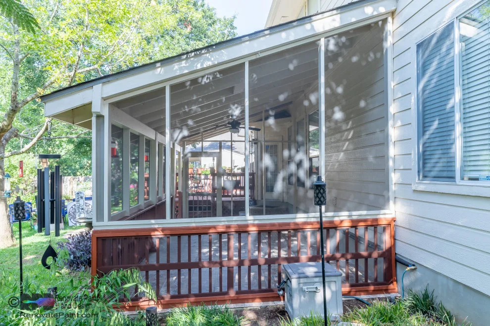 Screened Patio creates a serene outdoor space by Renovate Paint And Design - Photo 5