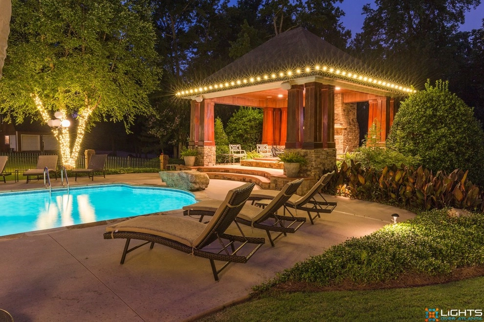 Outdoor Engagement Party Lighting - 2017 by Lights Over Atlanta - Photo 10