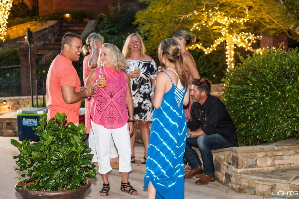 Outdoor Engagement Party Lighting - 2017 by Lights Over Atlanta - Photo 5