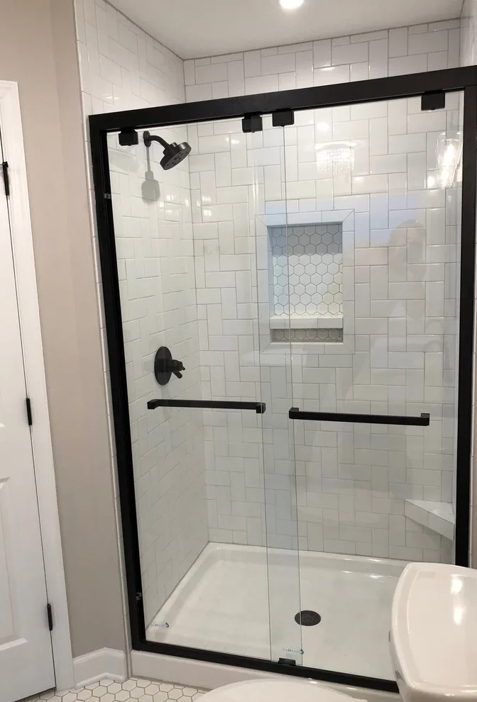 Bathroom with Subway Tile and Shiplap by Renata Renovations LLC - Photo 4