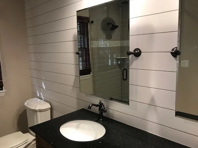 Lapped Wood Bathroom by Renata Renovations LLC - Photo 8