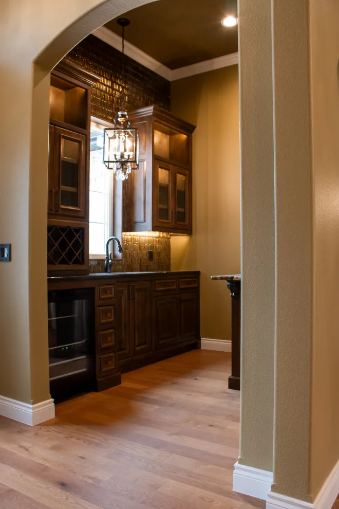 Slocum Custom Residence - Kitchen and Wet Bar by Robbins Construction - Photo 10