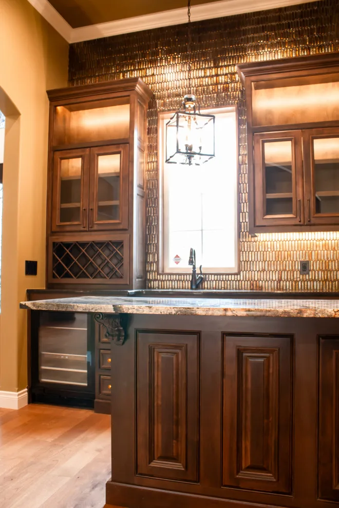 Slocum Custom Residence - Kitchen and Wet Bar by Robbins Construction - Photo 11