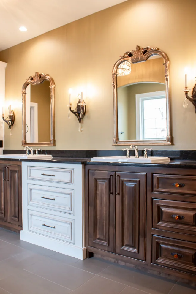 Slocum Custom Home - Main and Powder Bathroom by Robbins Construction - Photo 19