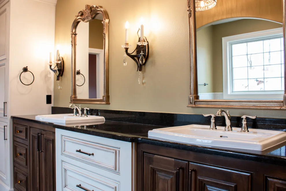 Slocum Custom Home - Main and Powder Bathroom by Robbins Construction - Photo 16