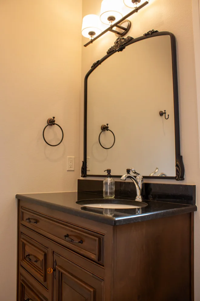 Slocum Custom Home - Main and Powder Bathroom by Robbins Construction - Photo 9