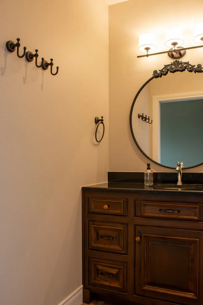 Slocum Custom Home - Main and Powder Bathroom by Robbins Construction - Photo 12