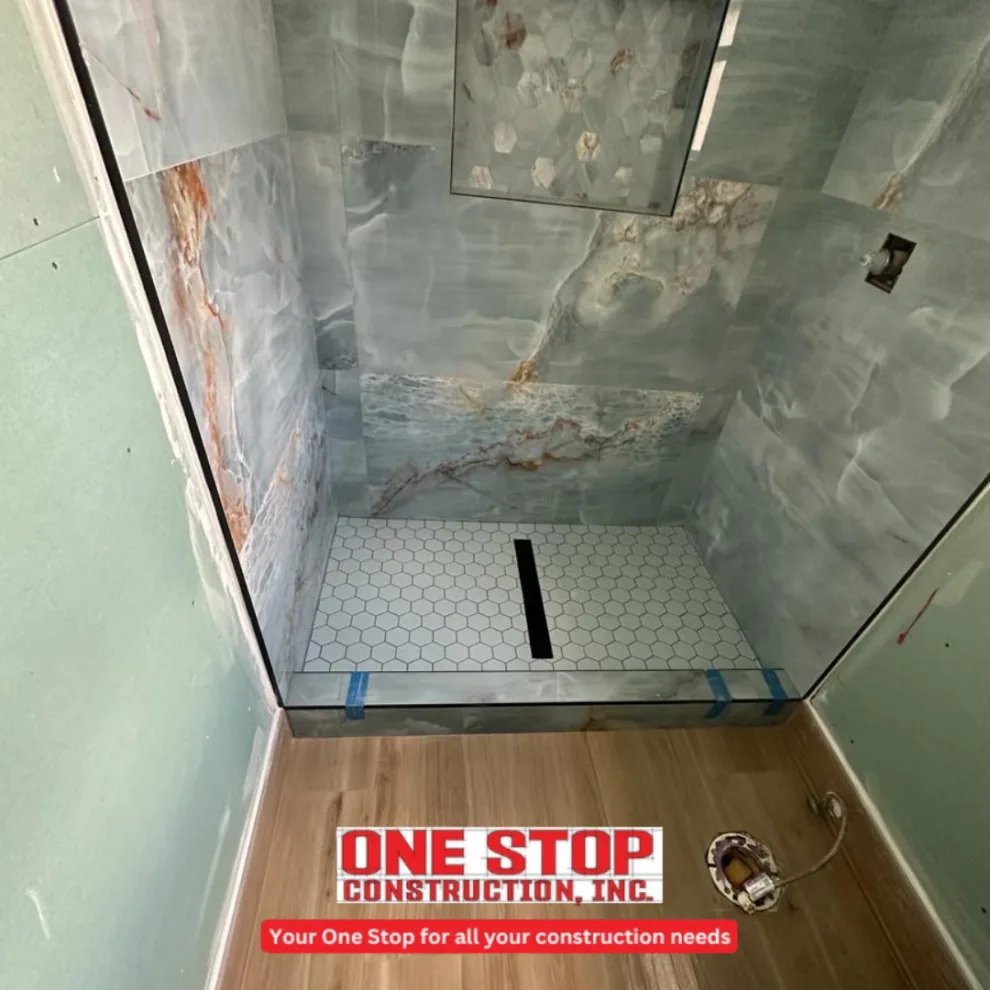 Compact Bathroom Makeover by One Stop Construction - Photo 4