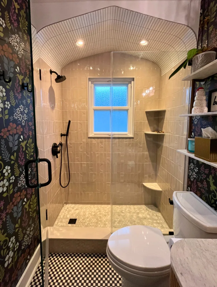 Compact Bathroom/Shower Renovation by Designer Builders Inc. - Photo 6
