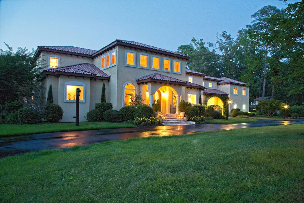 Linkhorn Spanish-Inspired Home Construction - Exterior by Mike Simon Construction Corp - Photo 10