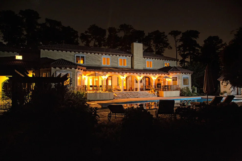 Linkhorn Spanish-Inspired Home Construction - Exterior by Mike Simon Construction Corp - Photo 11