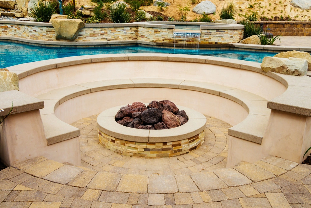 Fire Pit and Waterfalls by California Waterscapes - Photo 3
